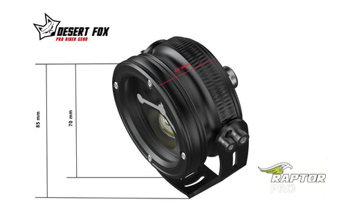 Desert Fox Raptor Pro RP2 Precision Motorcycle LED Spot Light Kit