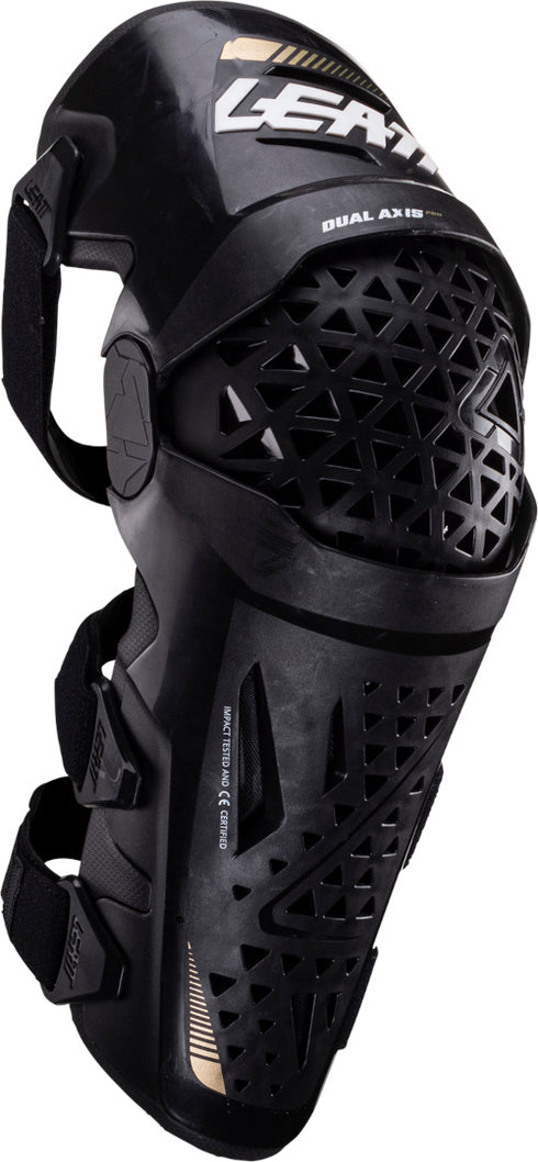 Leatt Dual Axis Pro Knee & Shin Guard - Black