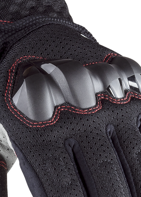 LS2 Ladies Chaki Gloves - Black — Motorcycle Gear (image 4 of 12)