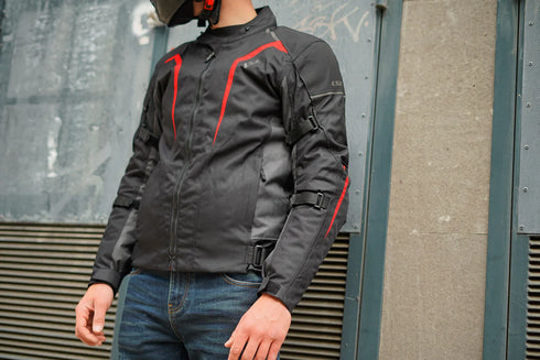 LS2 Mens Sepang Jacket - Black/Dark Grey