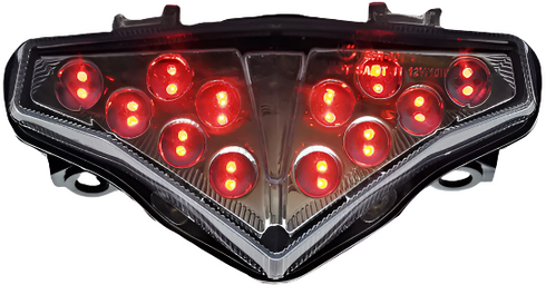 SBK Accessories Kawasaki ER6N/F (2012-2016) Integrated Tail Light - Clear