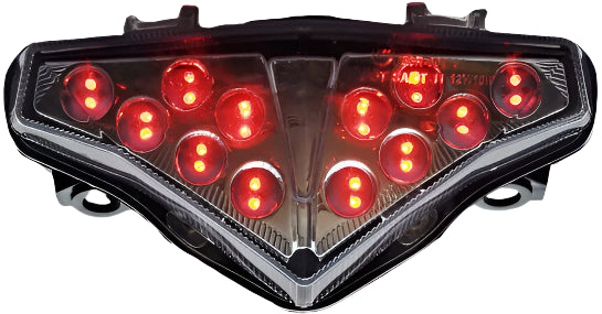 SBK Accessories Kawasaki ER6N/F (2012-2016) Integrated Tail Light - Clear