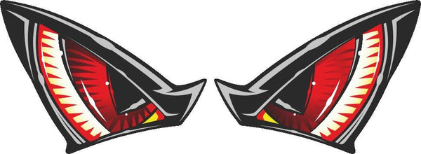 Red Eyes Sticker 2pc
