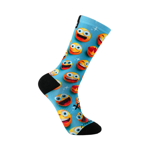 Sox Footwear Kids Crew Socks - Emoji & Blocks Pack