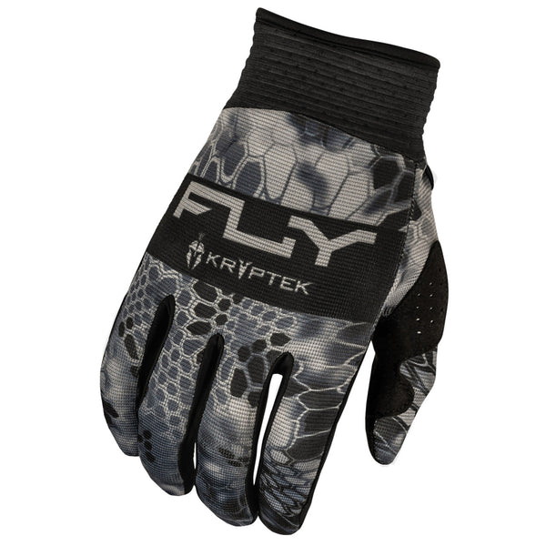 Fly 2024 F-16 SE Kryptek Gloves - Grey/Black
