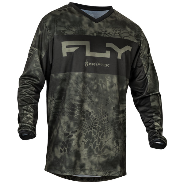 Fly 2024 F-16 SE Kryptek Jersey - Grey/Black
