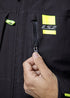 LS2 Mens Titanium Jacket - Black/Hi-Viz Yellow