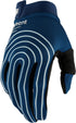 100% iTrack Rewound Moto Gloves - Navy — Motorcycle Gear (image 1 of 3)