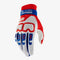 100% Langdale Gloves - Red/White/Blue