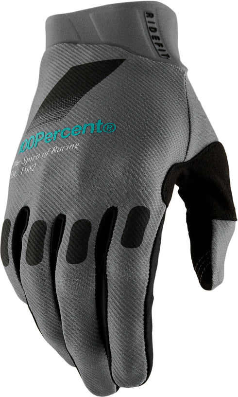 100% Ridefit Gloves - Petrol — Motorcycle Gear (image 1 of 3)