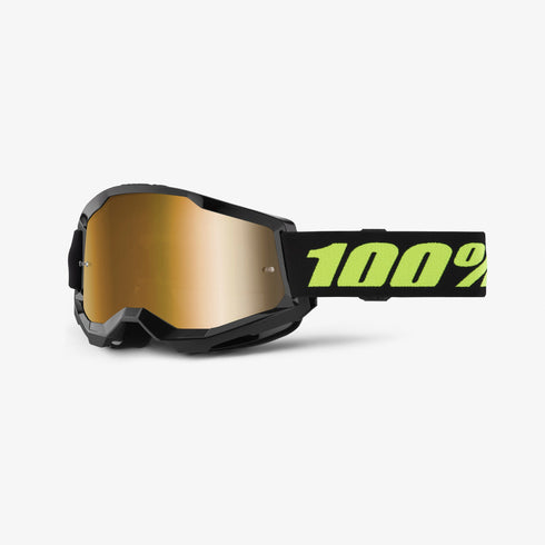 100% Strata 2 Solar Eclipse Goggles - Gold Mirror Lens
