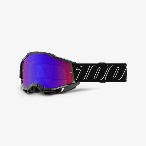 100% Accuri 2 Goggle Blackline - Mirror Red/Blue Lens
