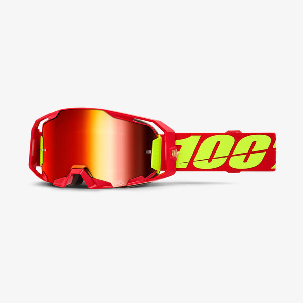 100% ARmatic Goggles - Red/Mirror Red Lens