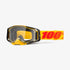 100% Armega Moto/MTB Goggles - Tetsu Strap (Clear Lens)