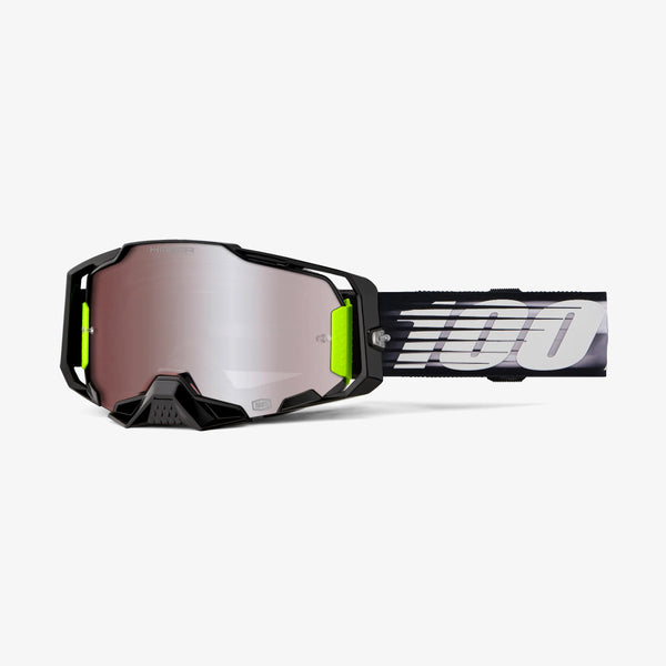 100% Armega Goggles - Lightspeed/HiPER Mirror Silver Lens