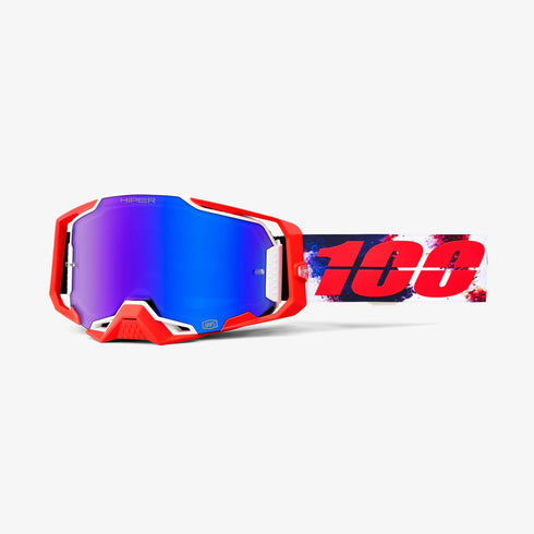 100% Armega Goggles - Morpho/HiPER Mirror Blue Lens