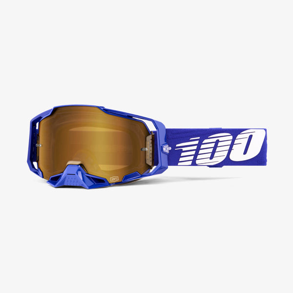 100% Armega Goggles - Klein (True Gold Mirror Lens)