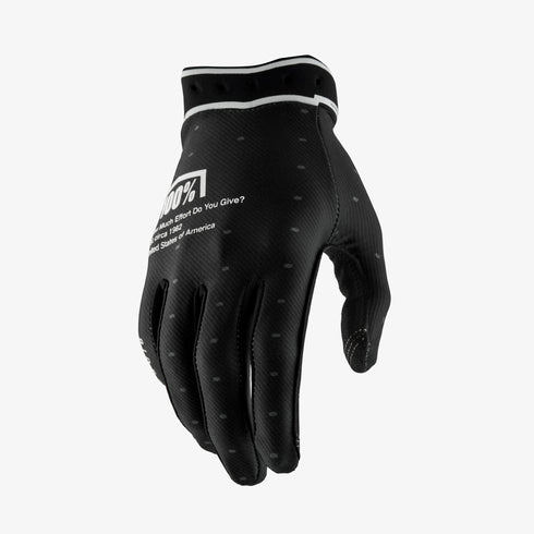 100% Ridefit Gloves - Black