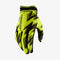 100% Ridefit Gloves - Yellow Fluo/Black