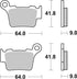 SBS FA368 Evo Sintered Off-Road Racing Brake Pads - Rear 791RSI