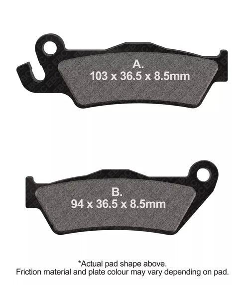 EBC USA Made Double-H Series Sintered Brake Pads - FA438HH (BMW)