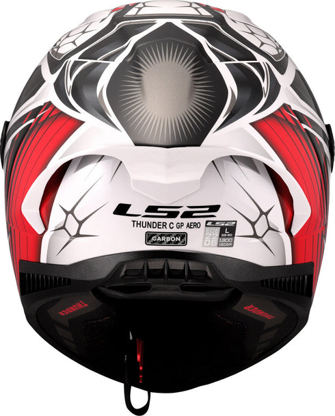 LS2 FF805 Thunder GP Aero Replica Carbon Helmet - Perolari Gloss