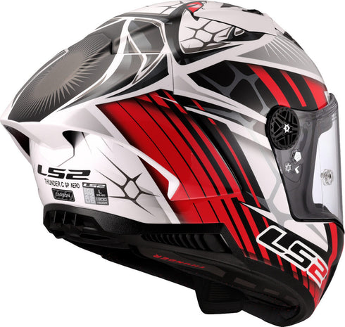 LS2 FF805 Thunder GP Aero Replica Carbon Helmet - Perolari Gloss