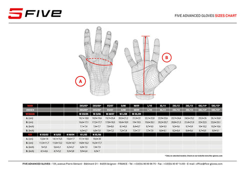 Five Gloves E2 Off-Road Enduro Gloves - White/Black/Red