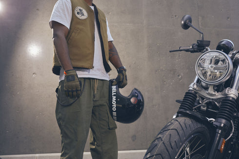 Five Gloves Scrambler Gloves - Khaki/Black