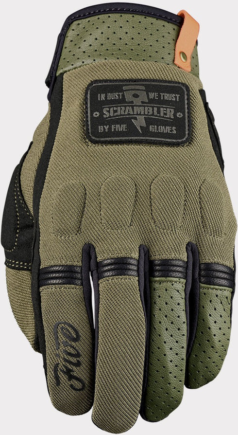 Five Gloves Scrambler Gloves - Khaki/Black