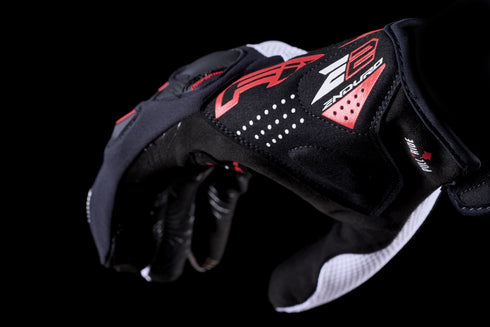 Five Gloves E2 Off-Road Enduro Gloves - White/Black/Red