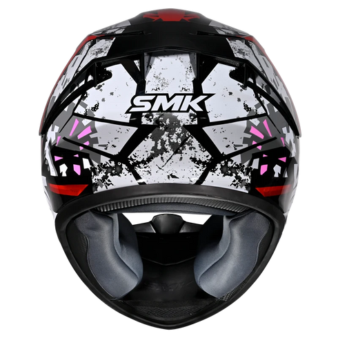 SMK Stellar Sport Flare GL219 Helmet - Black/Pink/Red
