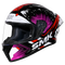 SMK Stellar Sport Flare GL219 Helmet - Black/Pink/Red