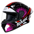 SMK Stellar Sport Flare GL219 Helmet - Black/Pink/Red