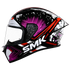 SMK Stellar Sport Flare GL219 Helmet - Black/Pink/Red