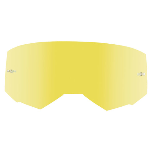 Fly Racing 2021 Single Lens W/ Post for Zone/Focus Goggles - Gold Mirror/Smoke