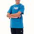 Fox Racing Youth Checkered Short-Sleeve T-Shirt - Banaff Blue
