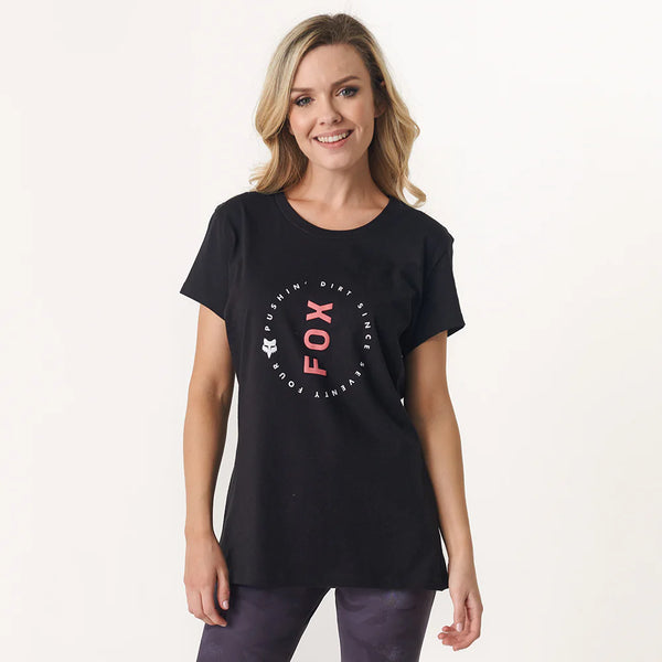 Fox Racing Ladies Official Crew SS T-Shirt - Black