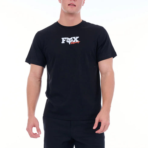 Fox Racing Checkered Short Sleeve T-Shirt - Black