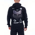 Fox Image Pullover Fleece Hoody - Black
