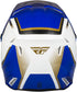 Fly Racing Youth Kinetic Vision Helmet - White/Blue