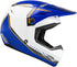 Fly Racing Youth Kinetic Vision Helmet - White/Blue