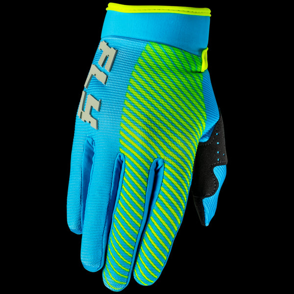 Fly 2026 Youth F-16 Gloves - Blue/Hi-Vis