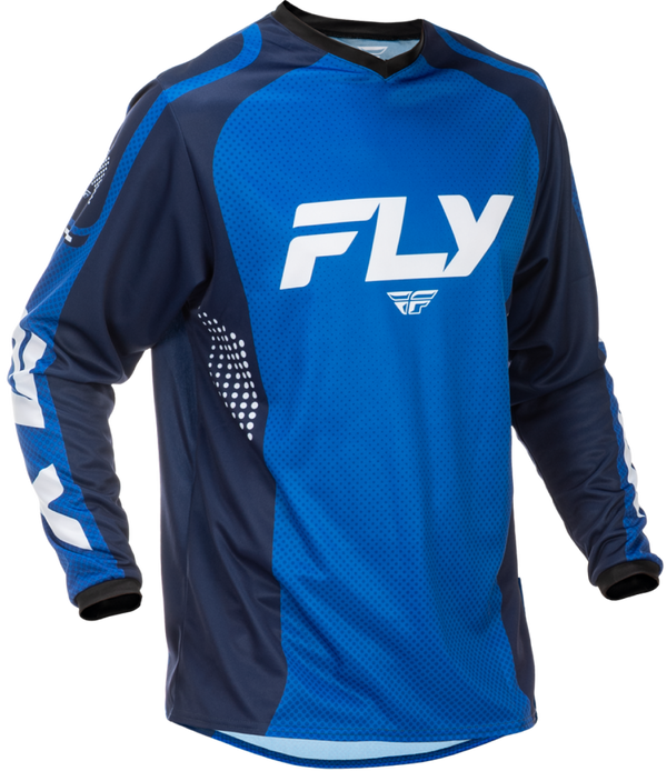 Fly Racing 2026 F-16 Jersey - Blue/Dark Blue/White