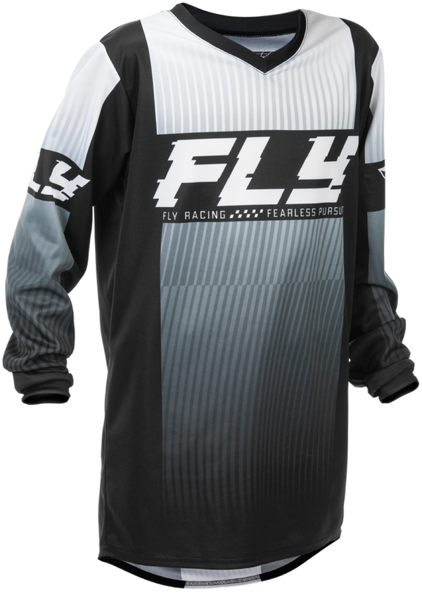 Fly Racing 2026 Youth F-16 Jersey - Black/White — Motorcycle Gear (image 1 of 2)