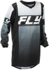 Fly Racing 2026 Youth F-16 Jersey - Black/White — Motorcycle Gear (image 1 of 2)