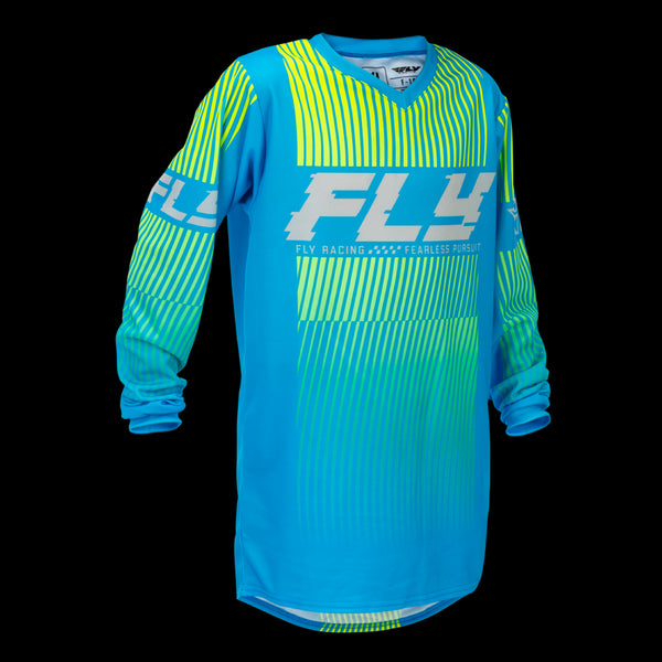 Fly Racing 2026 Youth F-16 Jersey - Blue/HiVis
