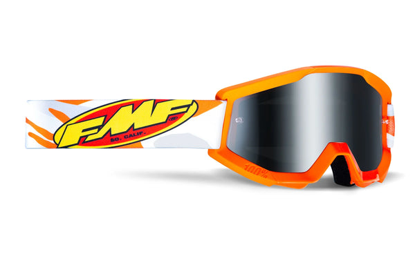 FMF PowerCore Youth Goggle - Grey with Mirror Lens