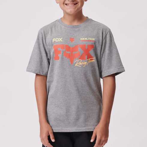 Fox Racing Youth Rival Short Sleeve T-Shirt - Heather Grey