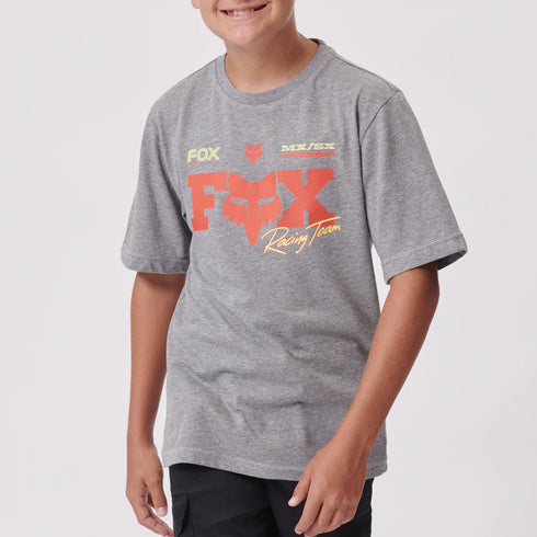 Fox Racing Youth Rival Short Sleeve T-Shirt - Heather Grey